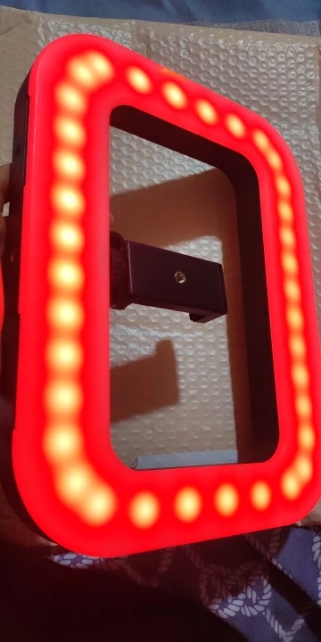 New Handheld Ring LED Rechargeable Fill light Portable photo review