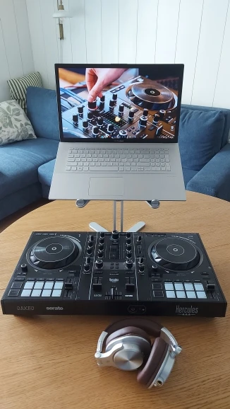 Foldable Laptop Stand 360°Rotation Notebook Table Aluminum Alloy photo review