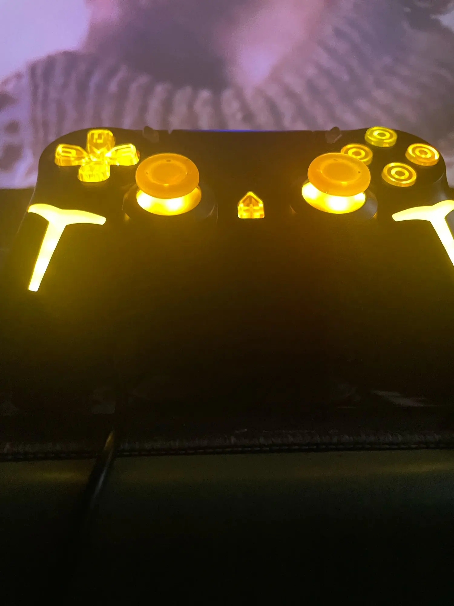 GAMINJA RGB Light Wireless Game Controller For PS4 photo review