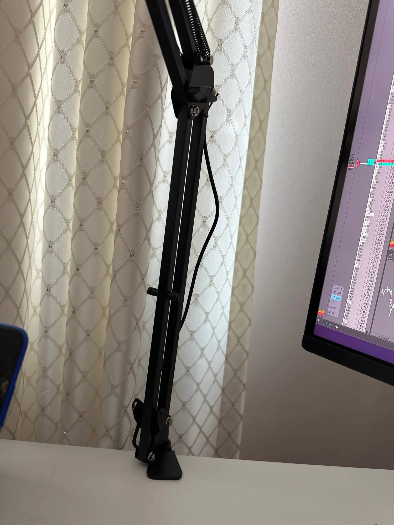 Zealsound RGB Recording Microphone With Articulated Arm/USB Condenser photo review