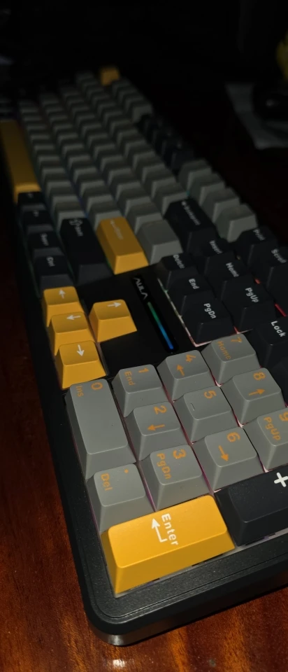 AULA F108 pro Wireless Bluetooth Keyboard Macro Gaming photo review