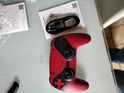 Controller for PS5/PC Gamepads,Gaming Handle Hall Effect Triggers,Game photo review