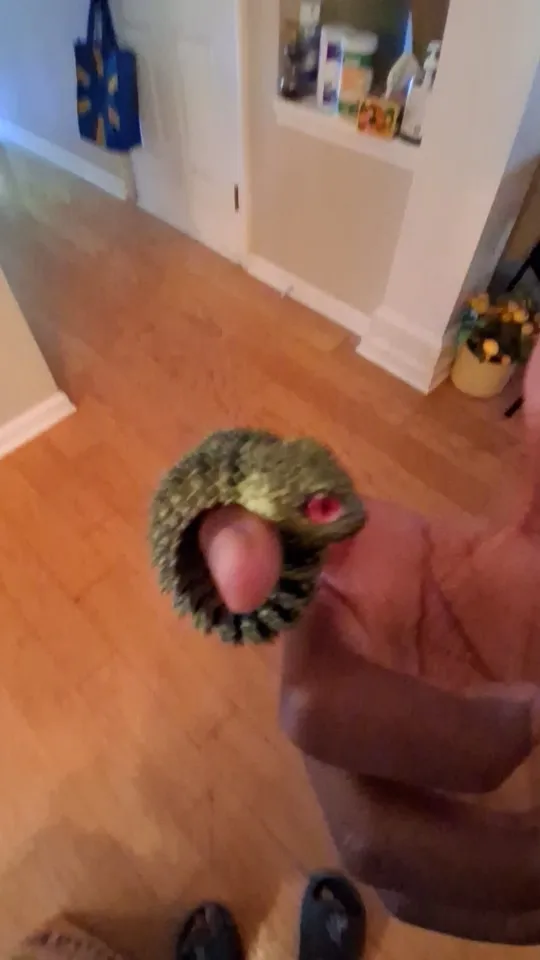 3D Printed Snake with Egg Joint Mobility Simulate photo review