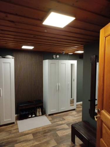 Tuya Smart Ceiling Lamp 36W Wood Grain Square photo review