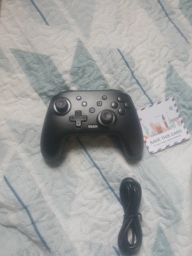 Dinofire Wireless Bluetooth RGB Controller for Nintendo Switch/Switch photo review