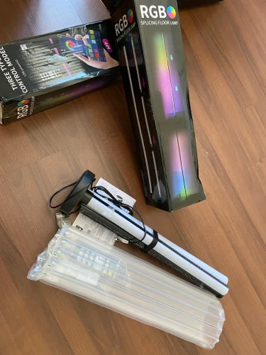 Smart LED Floor Lamp RGB Remote & APP photo review