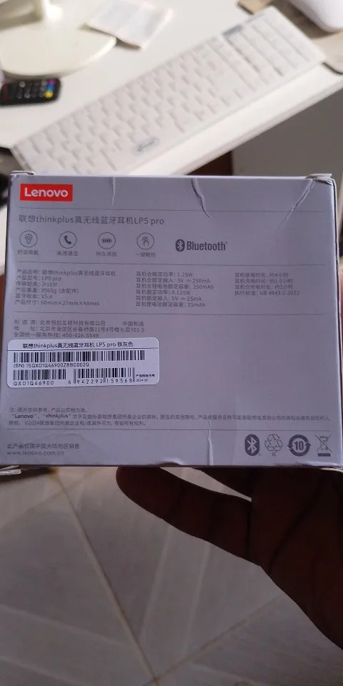 100% Original Lenovo LP5 Pro Wireless Bluetooth 5.4 photo review
