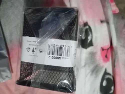 MOTARRO 1Pcs Pencil Holder Office Desk Metal Mesh photo review