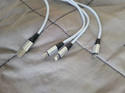 3In1 Fast Charging Cable Cord For iPhone Xiaomi photo review