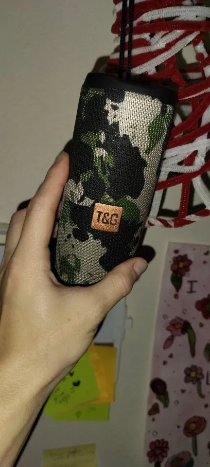 T&G TG365 Portable Bluetooth Speaker Dual Bass LED photo review