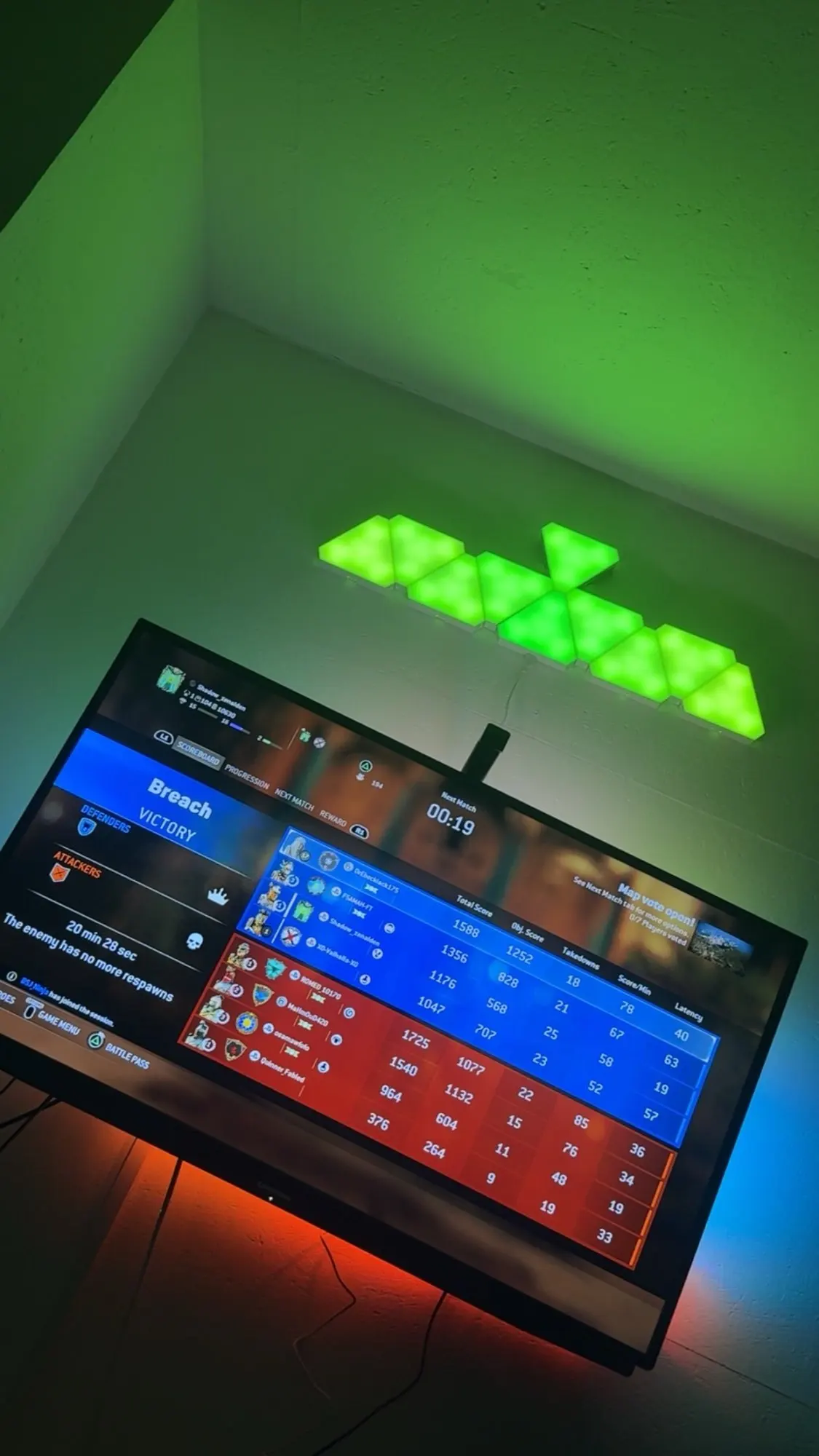 LED Triangular Quantum Lamp RGB Wall Lamp Smart photo review