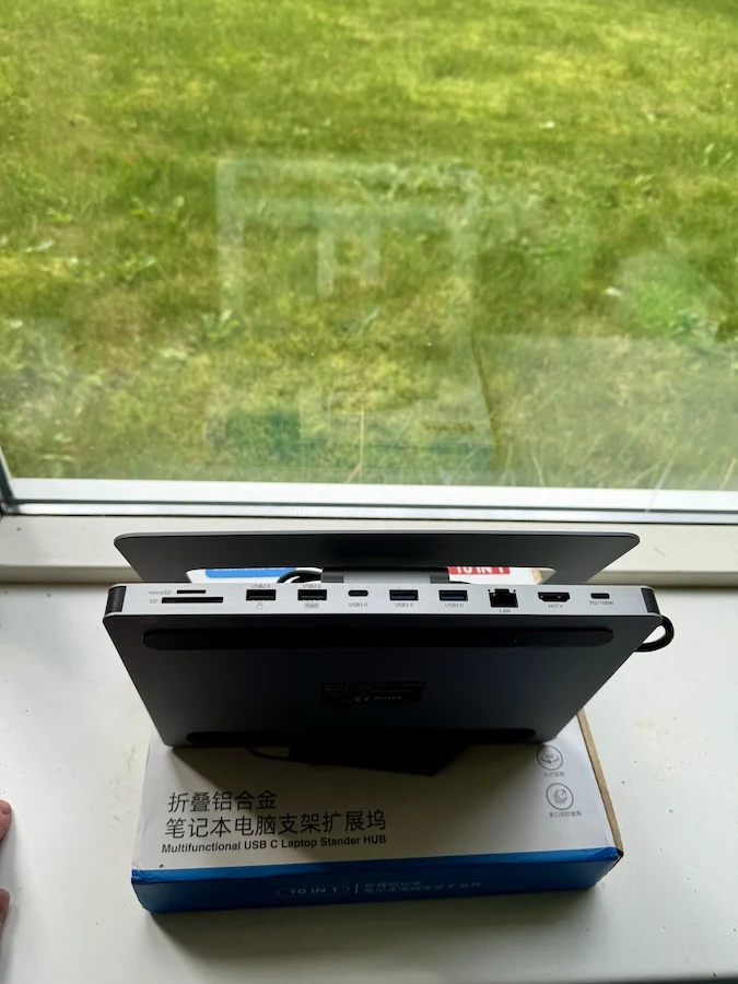 Blueendless Aluminum ipad Holder 10 in 1 docking photo review