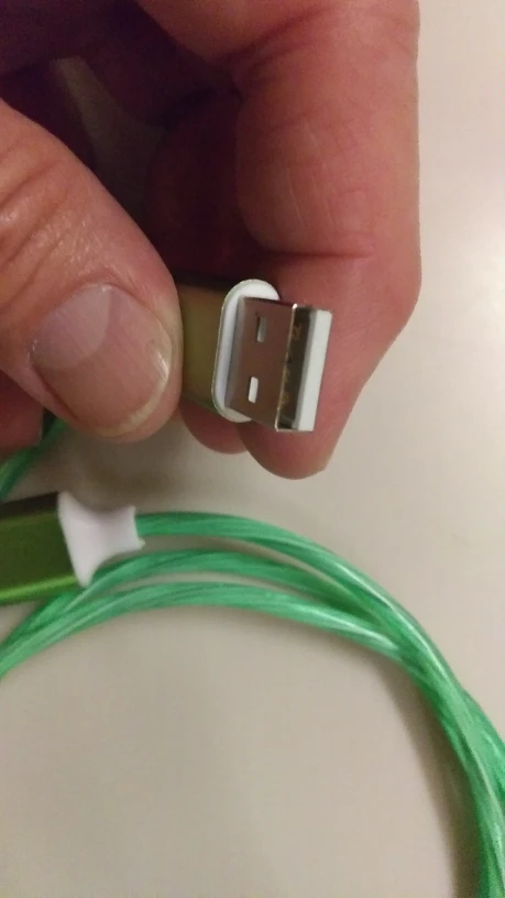 Glowing LED 3 IN 1 Cable For Samsung photo review