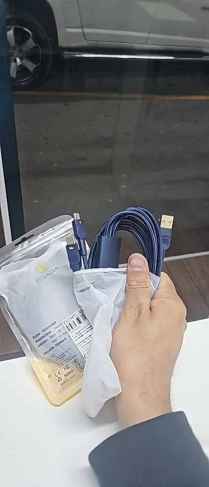 Essager 6A 66W 3 in 1 USB C photo review