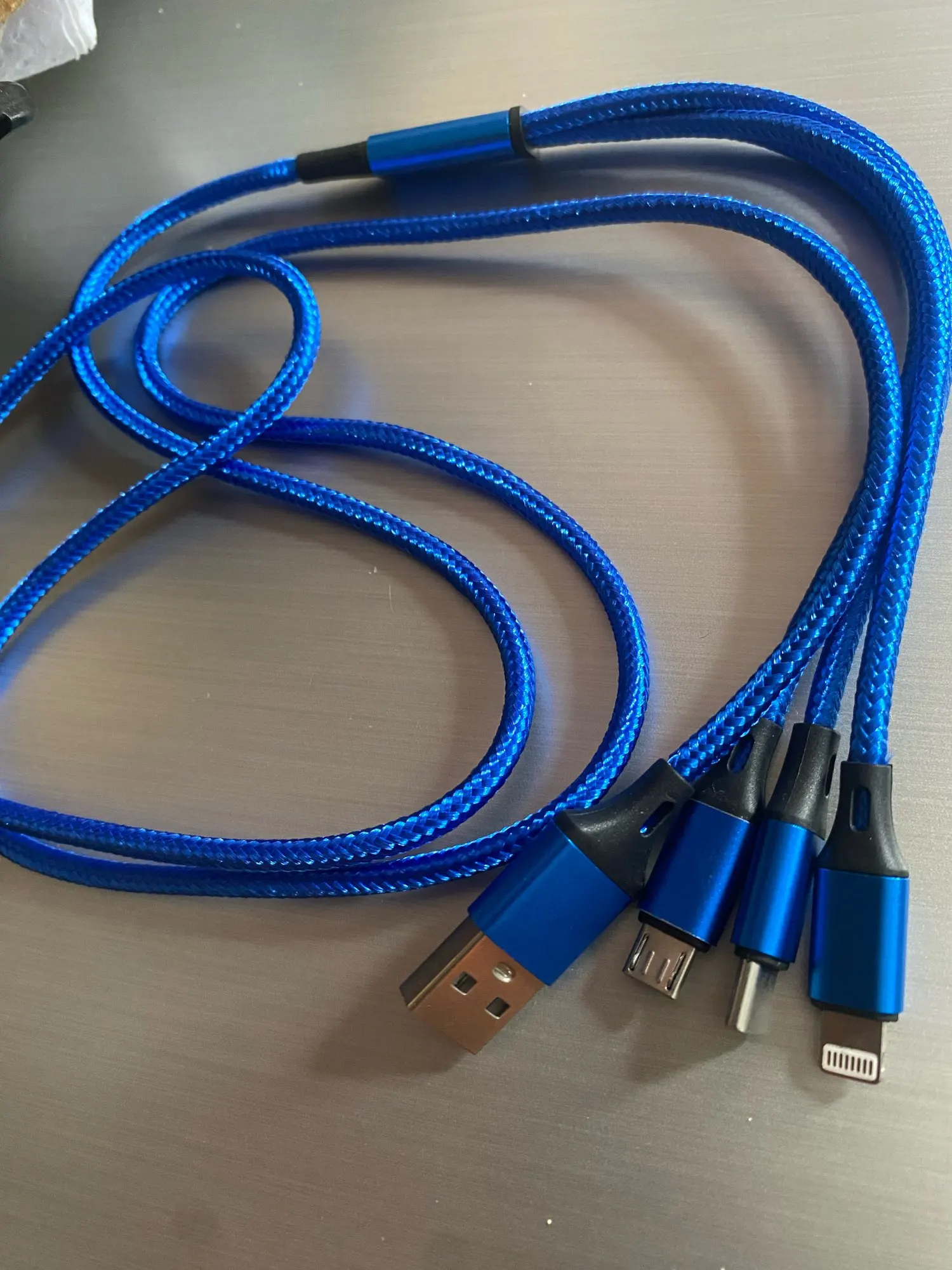 3In1 Fast Charging Cable Cord For iPhone Xiaomi photo review