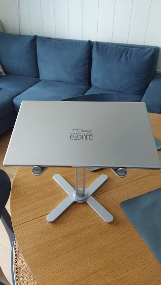 Foldable Laptop Stand 360°Rotation Notebook Table Aluminum Alloy photo review