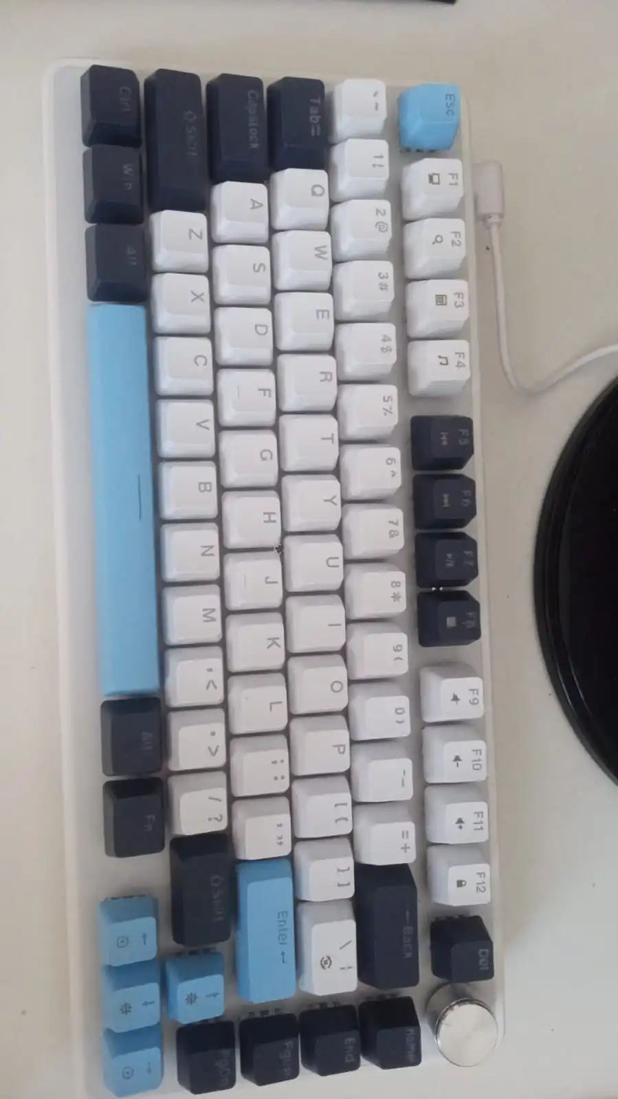 75% Mechanical Keyboard Wired with Media Knob, APAYADO photo review