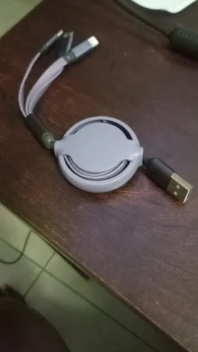 3 In 1 USB Cable Retractable Data Cord photo review