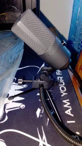 FIFINE USB Condenser Microphone with Gain Knob,Metal Recording photo review