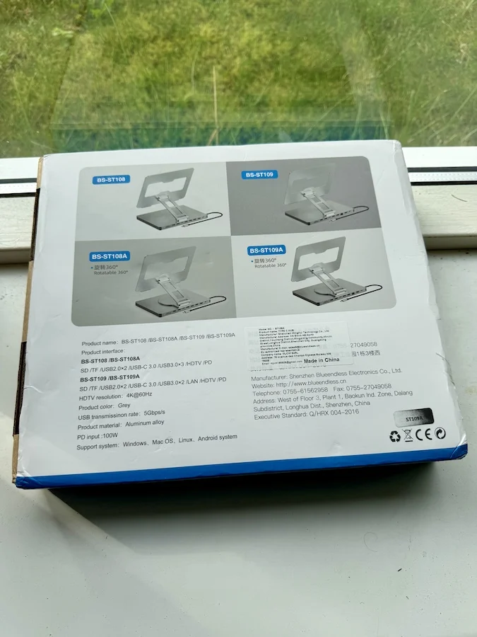 Blueendless Aluminum ipad Holder 10 in 1 docking photo review