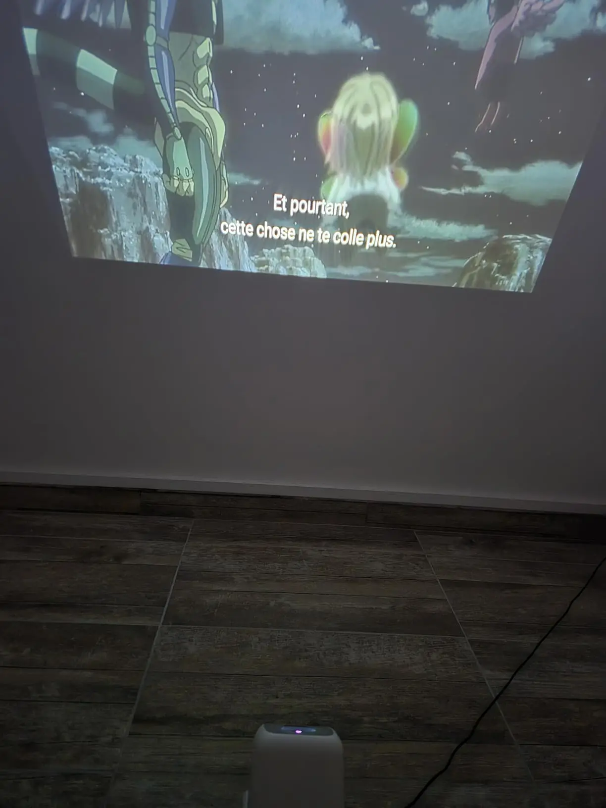 HUAWEISHI 4K Projector Android Native Portable 1080P Auto photo review