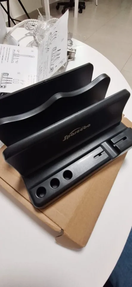 Office Laptop Stand Vertical Save Desktop Space Easy photo review