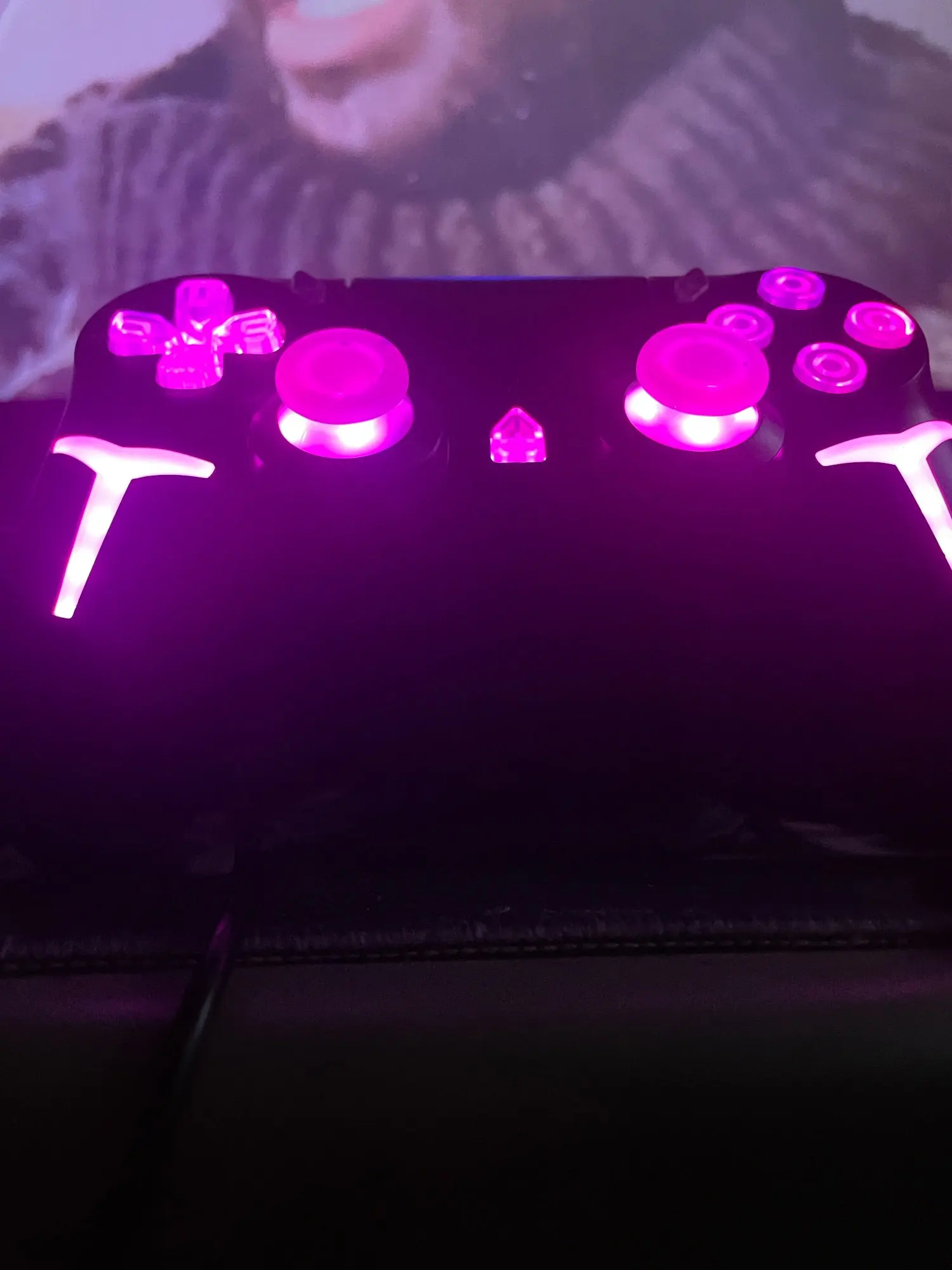 GAMINJA RGB Light Wireless Game Controller For PS4 photo review