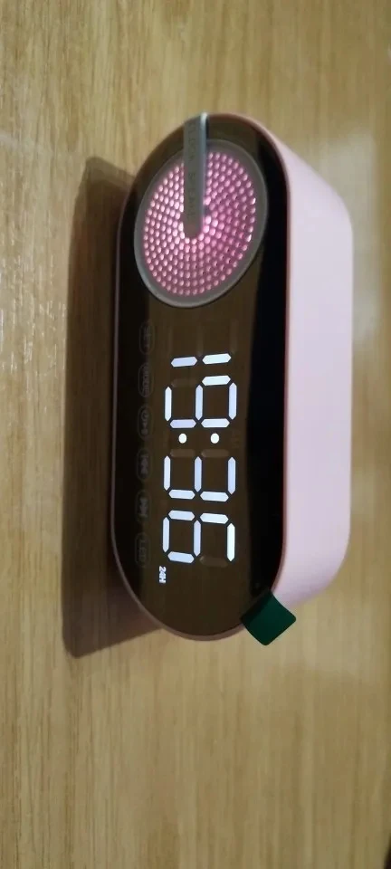 Alarm Clock Caixa De Som Bluetooth Speaker Portable photo review