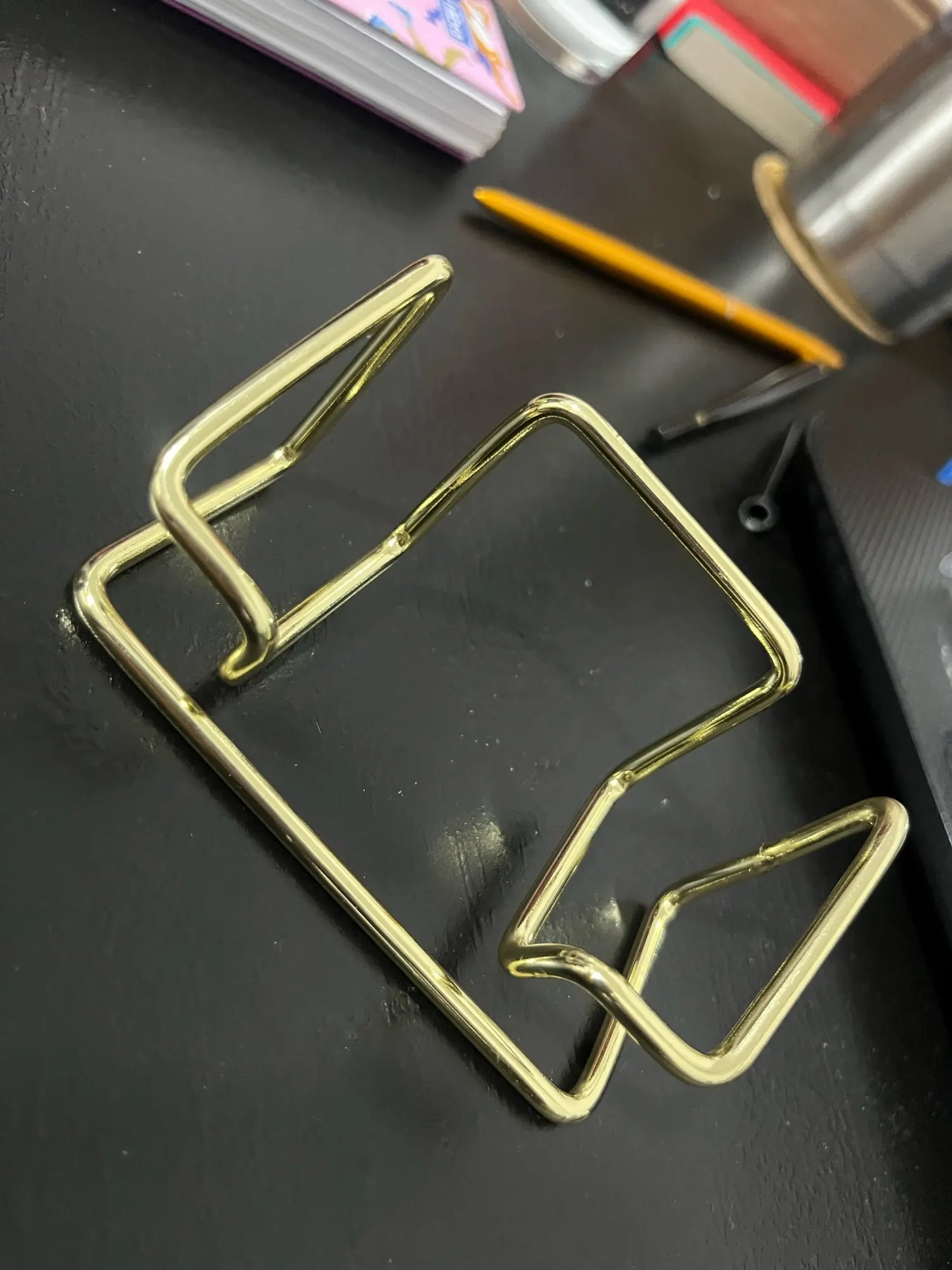 Business Card Holder Desk Bracket Cards Organizer Office photo review