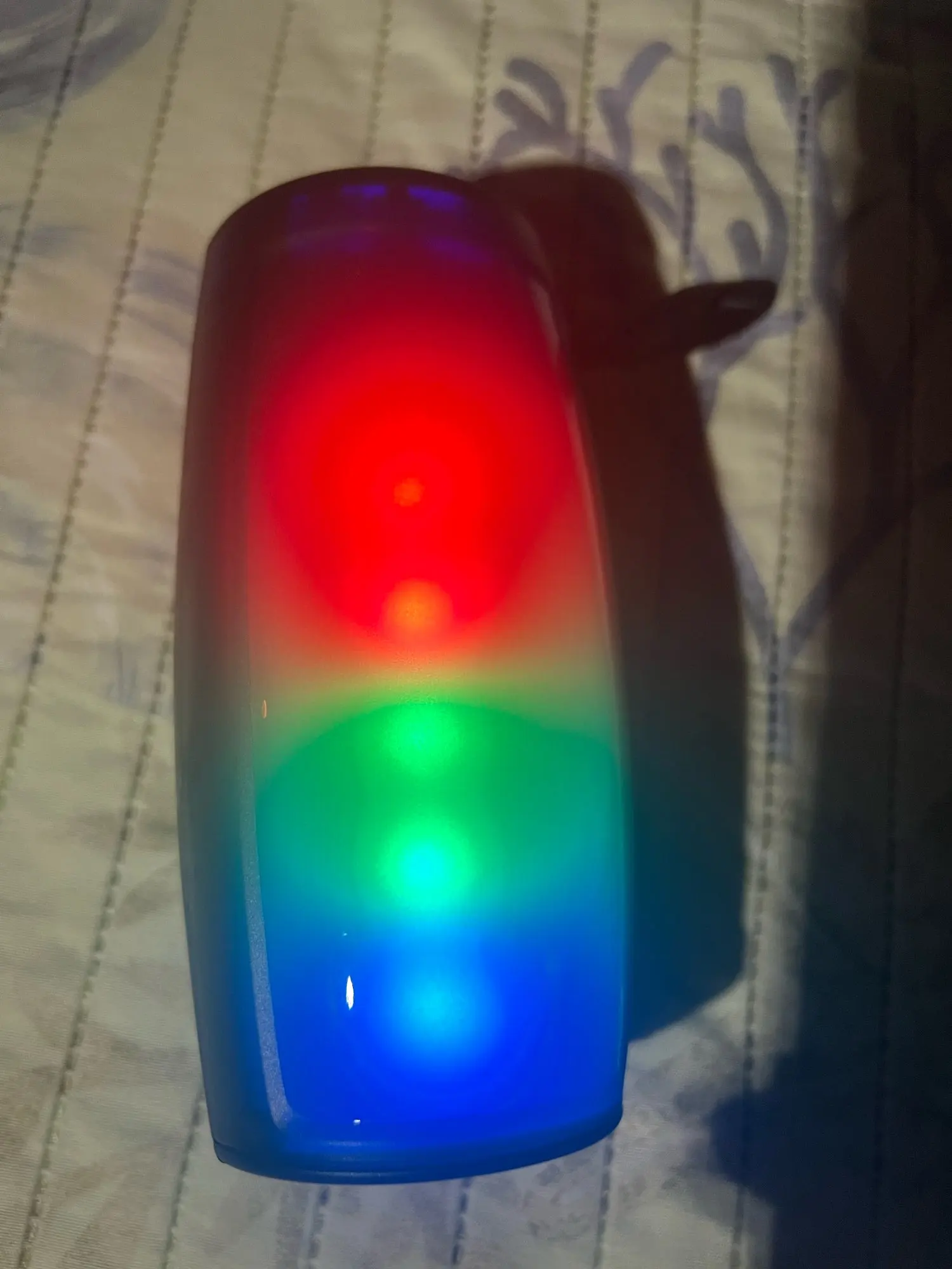 BT-1202 Portable Bluetooth Speaker - 360° Colorful LED photo review