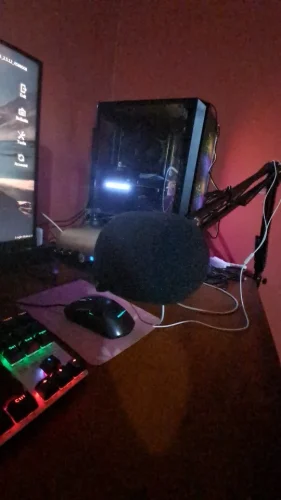 Haomuren Professional USB Streaming Podcast PC Microphone Studio photo review