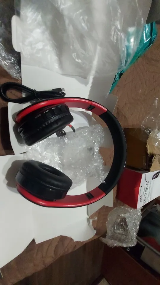 CATASSU Earphone Bluetooth Headphones Over Ear Stereo Wireless photo review