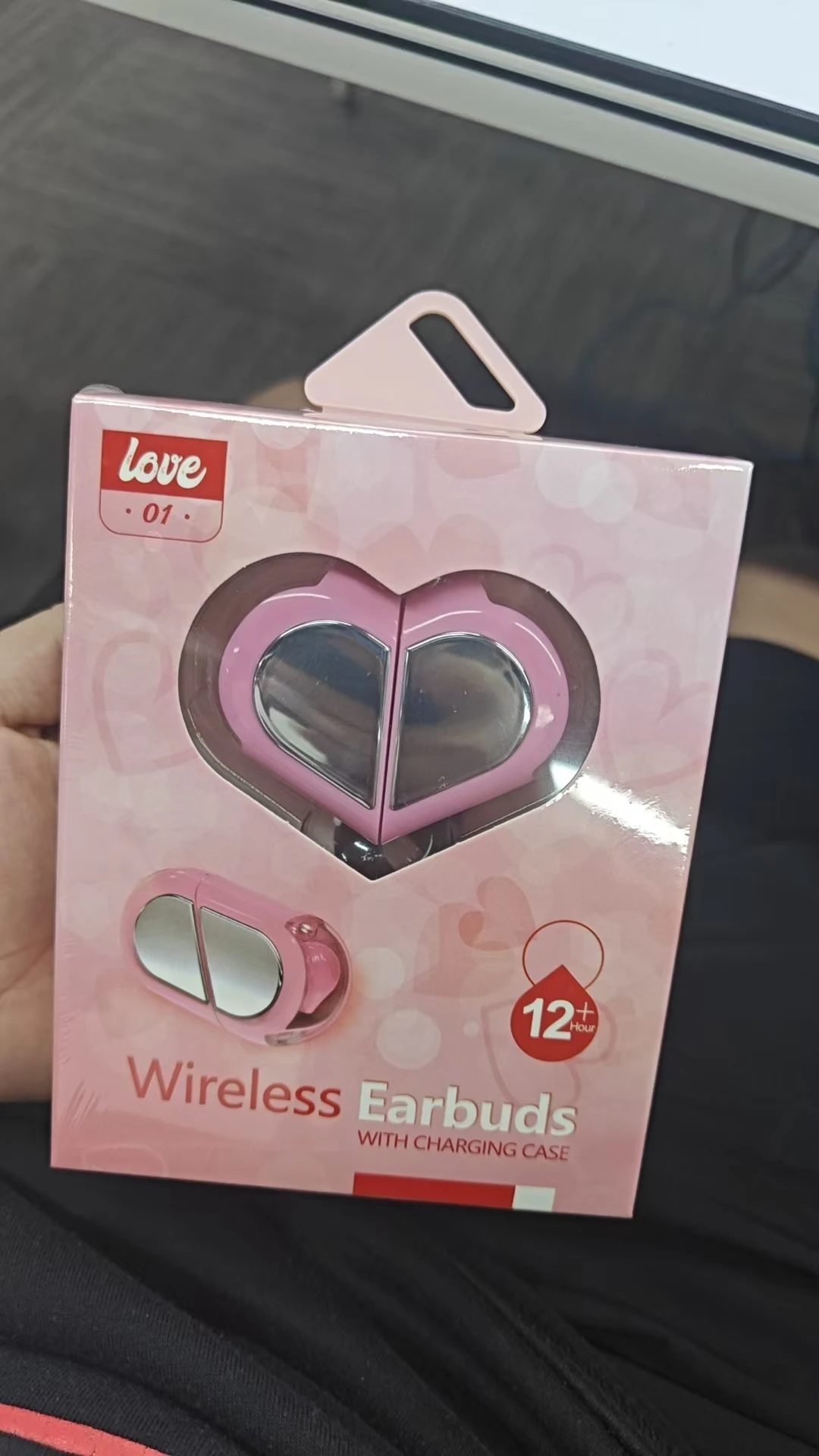 Heart-shaped Rotatable Wireless Bluetooth Earphones Stereo Sound Headphones photo review