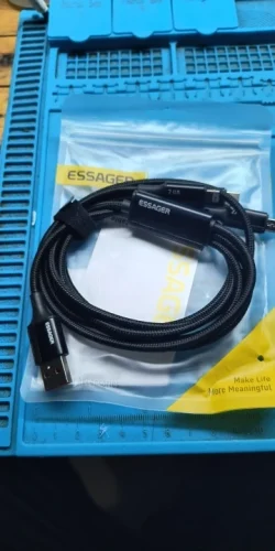 Essager 100W Cable USB C to Type C photo review