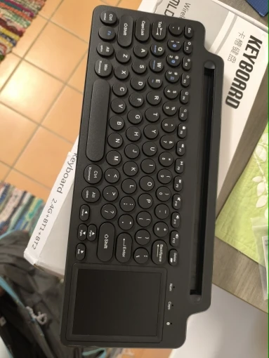 Tri-Mode Dual Bluetooth Keyboard BT5.0 3.0 2.4G Wireless photo review