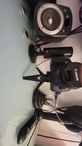 Universal Portable Folding Tripod Stand for Canon Nikon photo review