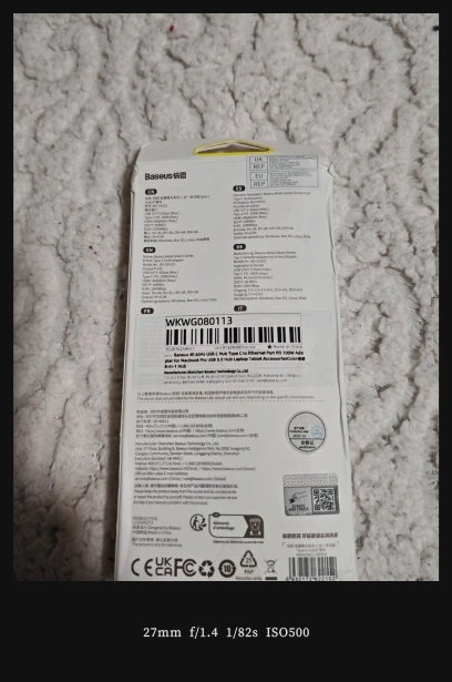 Baseus 4K 60Hz USB C Hub Type C photo review