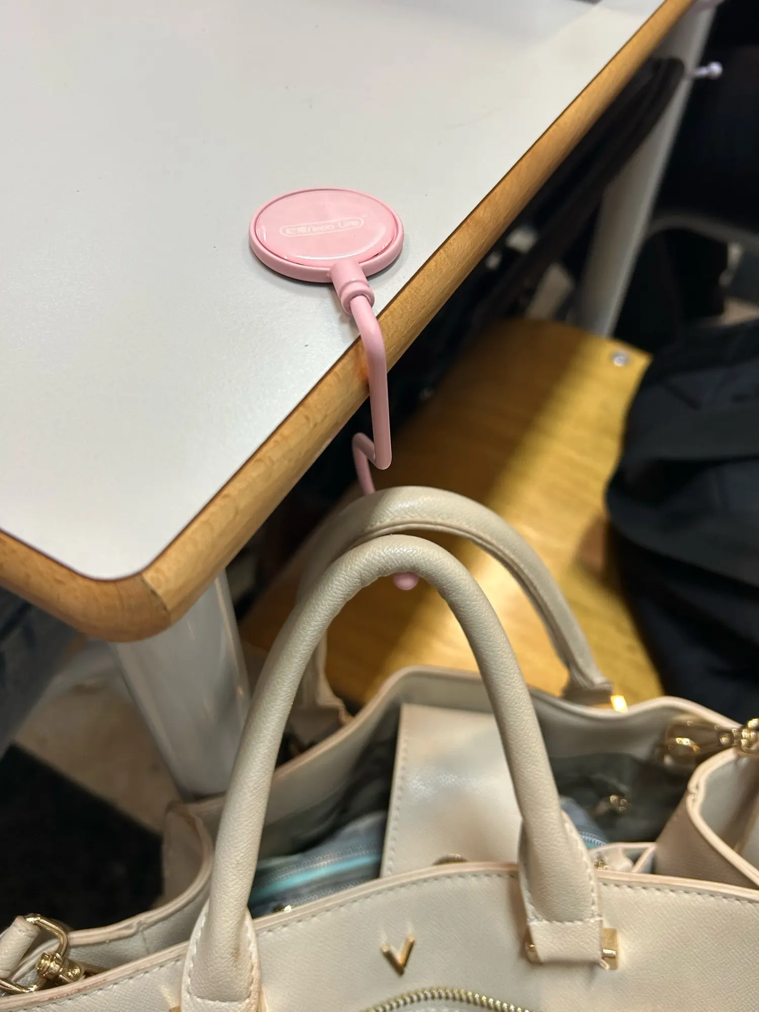 1 Pcs Cute Morandi Bag Hook Heavy Table photo review