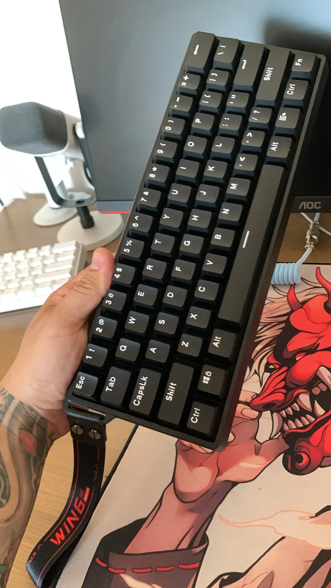 AULA WIN60 WIN68 HE MAX mechanical keyboard magnetic photo review