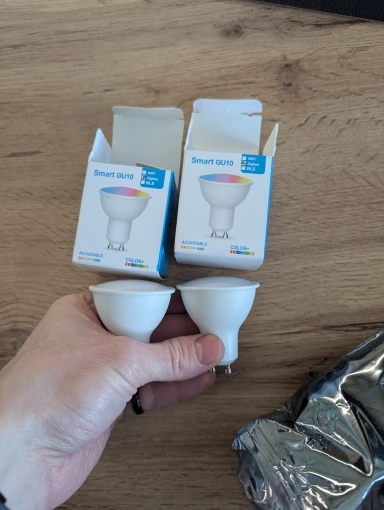 GU10 Zigbee/Wifi Led Light Bulb RGB CW WW photo review