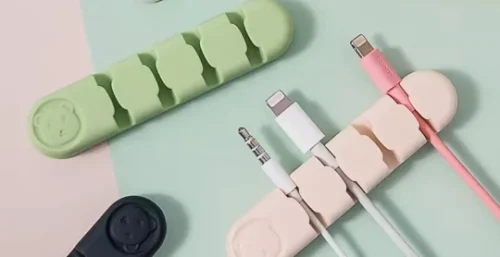 MOHAMM 1 Piece Cute Cable Organizers Holder Clips photo review