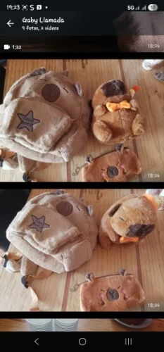 Cute Capibala Plush Pencil Case, Large Capacity Pencil photo review