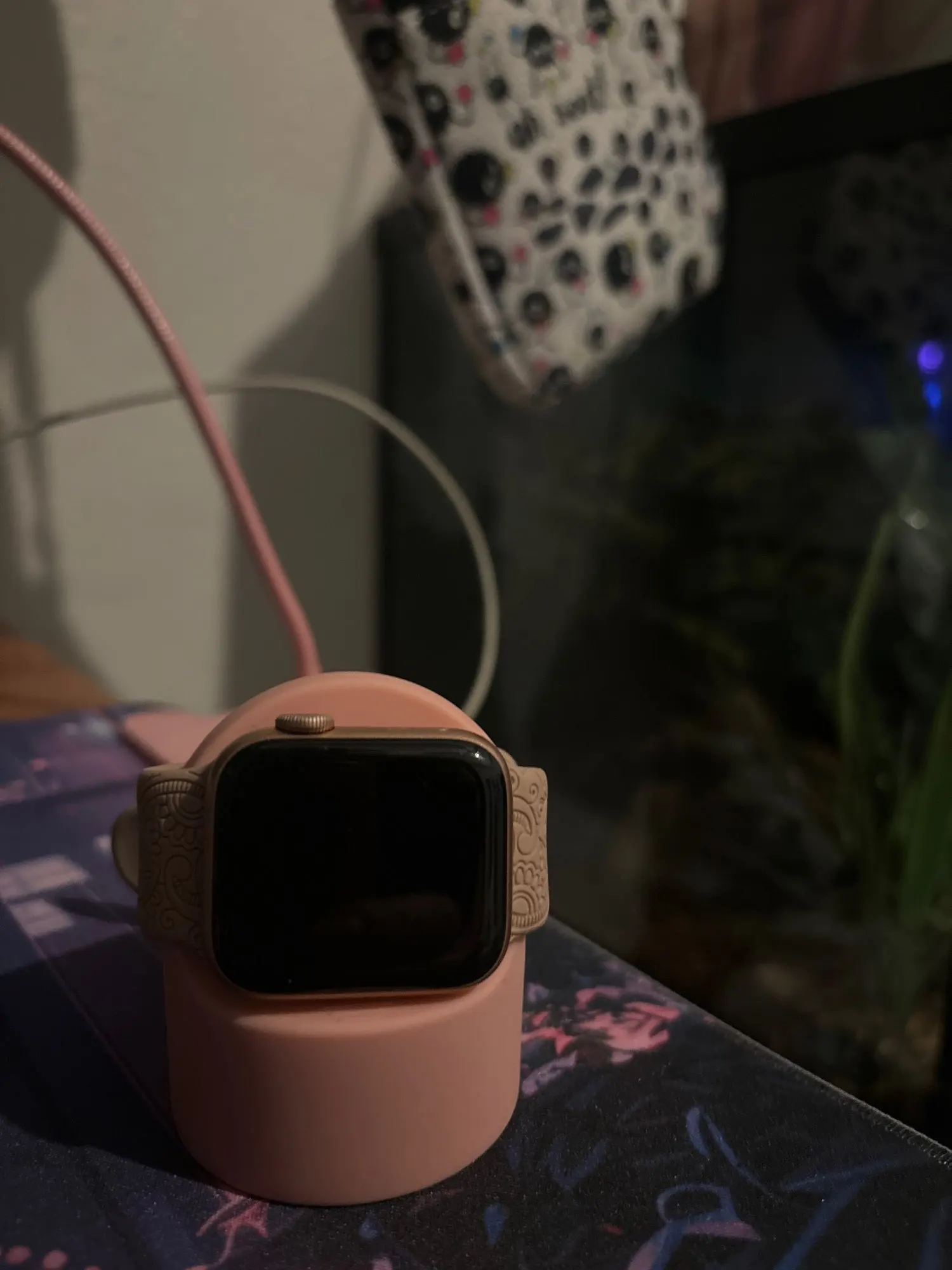 Alarm Clock Wireless Chargers Pad Phone Bedroom Lamp photo review