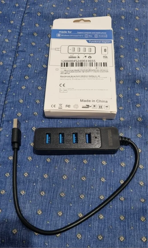 USB 3.0 Power Adapter 4 Port Multi USB photo review