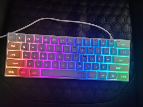 MageGee Mini 60% Gaming Keyboard, RGB Backlit 61 photo review