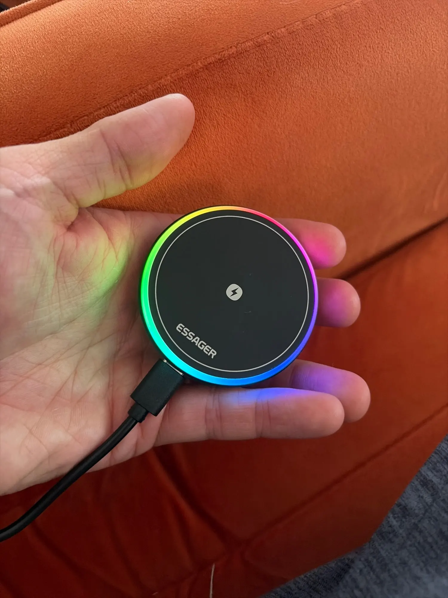 Essager Magnetic Wireless Charger Car Phone Holder 15W photo review