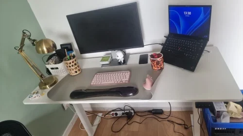 Home Office Large Mouse Pad Gamer Waterproof PU photo review