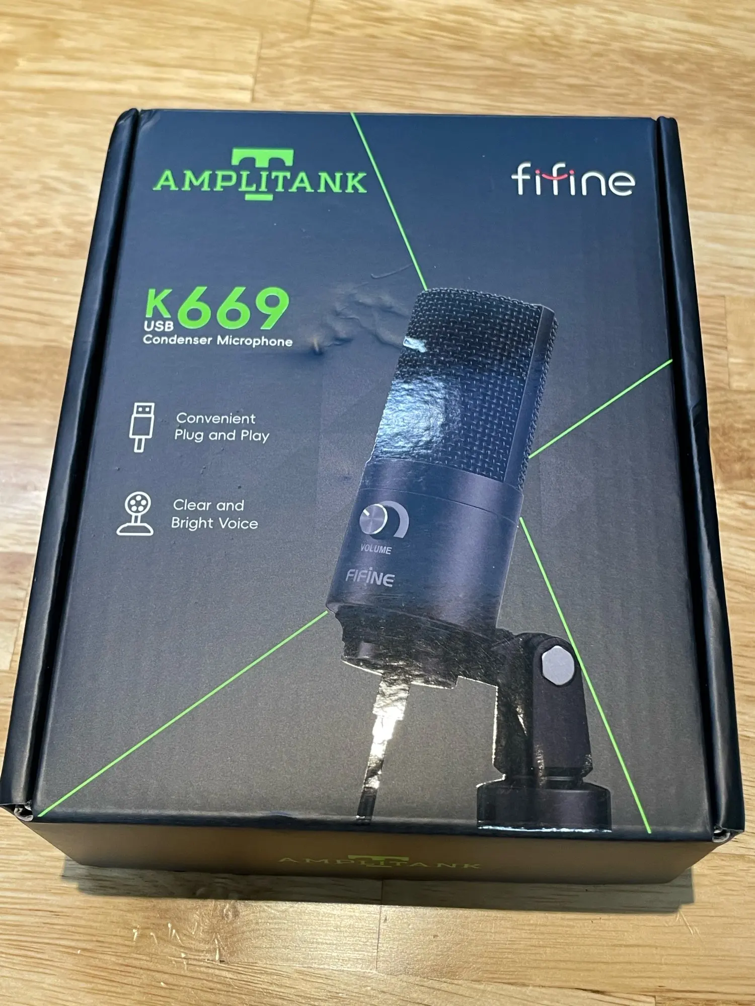 FIFINE USB Condenser Microphone with Gain Knob,Metal Recording photo review