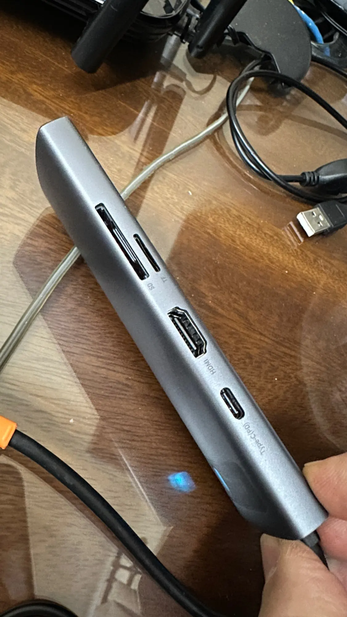 Baseus 4K 60Hz USB C Hub Type C photo review