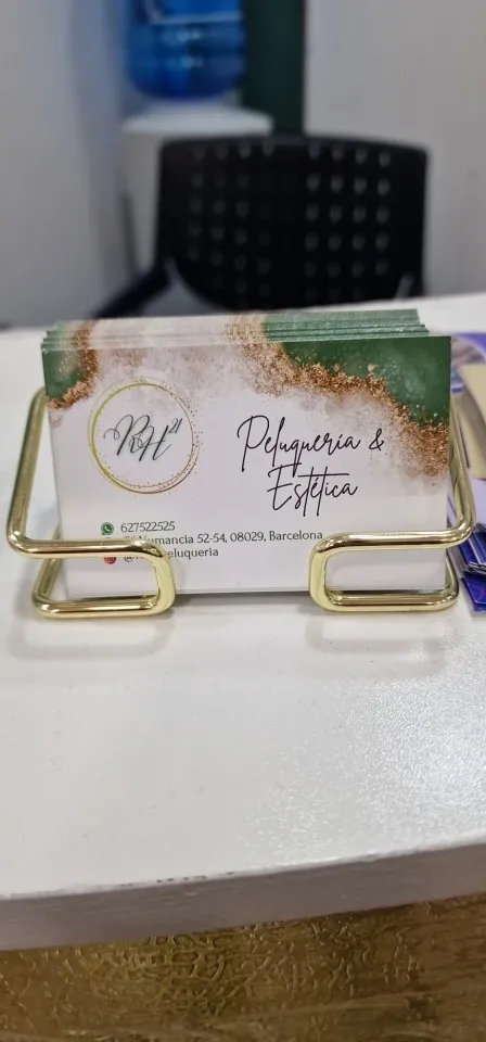 Business Card Holder Desk Bracket Cards Organizer Office photo review